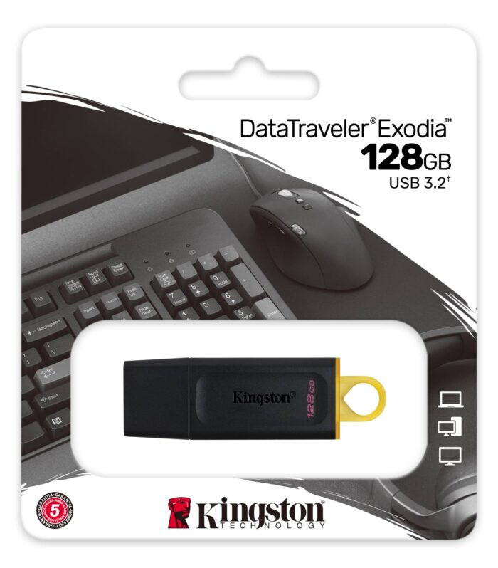 Kingston 128GB DTX USB 3.2 Traveler Exodia USB Flash Drive