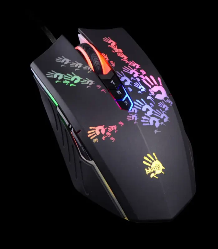 A4TECH Bloody A60 Light Strike Neon Gaming Mouse