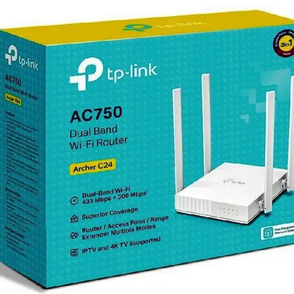 TPLink WiFi Router Archer C20 AC750 Wireless Dual Band Router